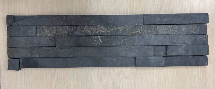 Сланец графитовый "Black Edition" 3Д панель